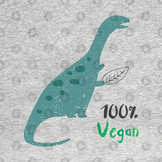 100% Vegan by coryreid_illustration